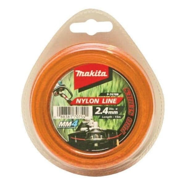 Makita Pro-Series Round Nylon Line, 2.4 Mm X 15 M