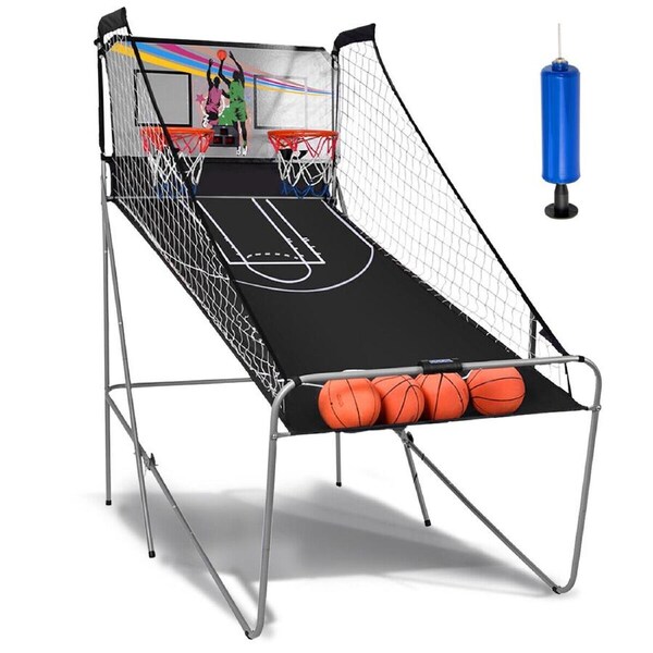 P&P 2-Player Basketball Arcade Game Electronic Score Sports Kids Adult Indoor