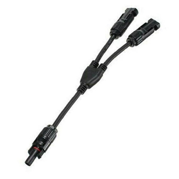 P&P 1 Pair Solar Y Connector Cable Plug Inline Solar Pv Panel Ip67 2 Connection Au