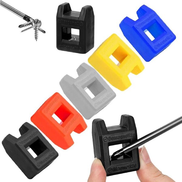P&P 10X Magnetic Demagnetic Screwdriver Set Colourful Hand Tools For Repair Projects