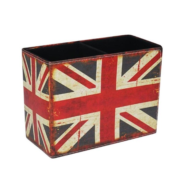 P&P 2Compartment Desktop Organizer Storage Box Office Desk Supplies Holder Organizer