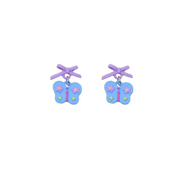 P&P 2Pcs Butterfly Star Bow Stud Earrings Set Women Fashion Jewelry Accessories Au