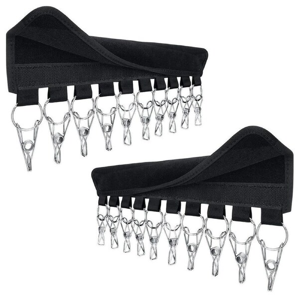 P&P 2Pcs Hat Storage Clips Portable Baseball Cap Organizer Holder For Closet Travel
