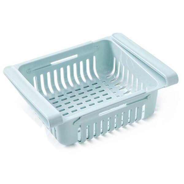 P&P 4X Fridge Storage Basket Organizer Egg Rack Refrigerator Shelf Bins For Kitchen