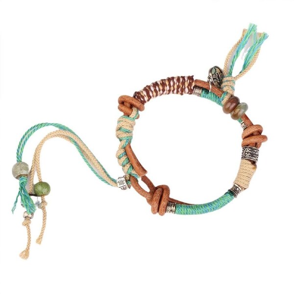 P&P Boho Vintage Braided String Bracelet With Fringe Womenâ€â„¢S Fashion Jewelry Gift Au