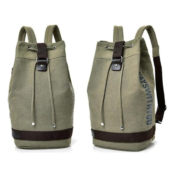 P&P Canvas Sports Backpack Menâ€â„¢S Multi-Purpose Travel Schoolbag Leisure Outdoor Bag