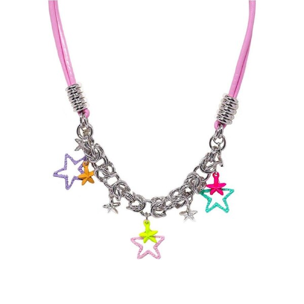 P&P Colourful Star Pendant Necklace Trendy Fashion Jewelry For Women Girls Gift Au