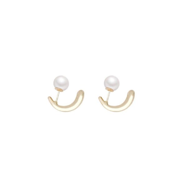 P&P Elegant Simple Pearl Earrings Premium Design Timeless Fashion Jewelry For Women