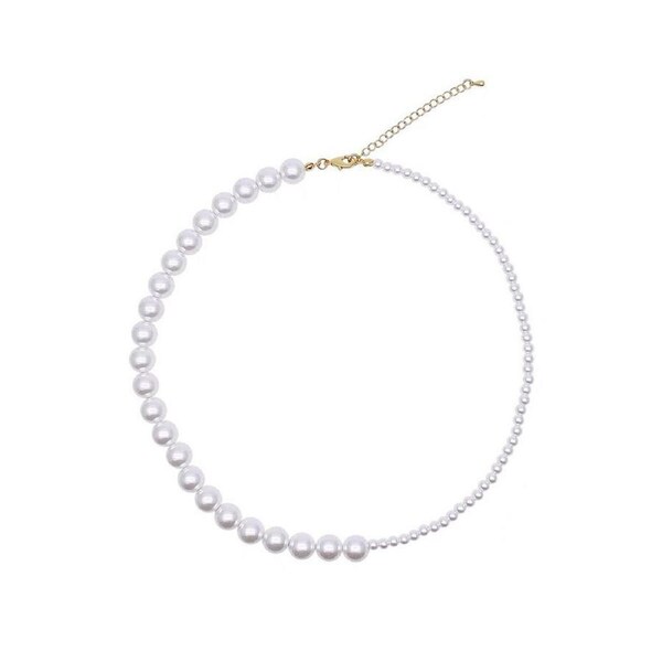 P&P Elegant Imitation Pearl Necklace Different Sizes Jewelry For Women Girls Gift Au