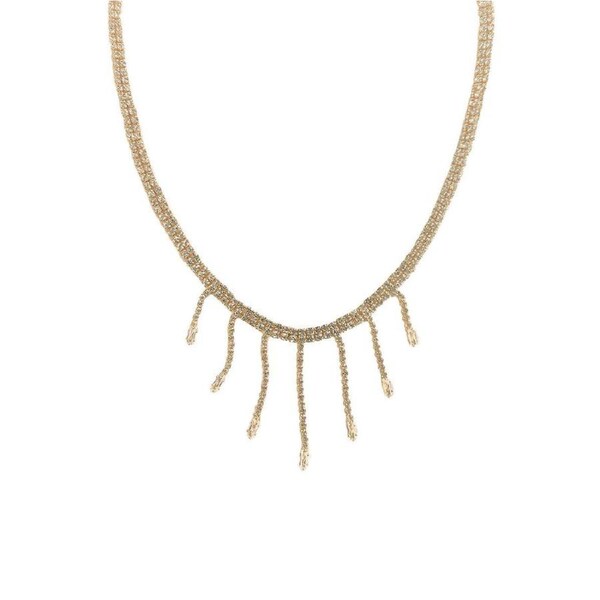 P&P Elegant Zirconia Tassel Necklace Luxury Jewelry For Women Party Fashion Beauty