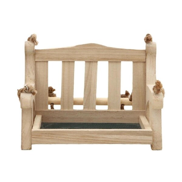 P&P Hanging Wooden Bird Feeder Outdoor Garden Wild Bird Feeding Station House Au