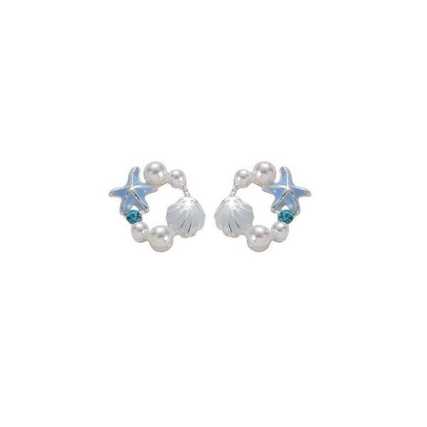 P&P Elegant Star Shaped Earrings For Women Stylish Fashion Jewelry Trendy Accessory