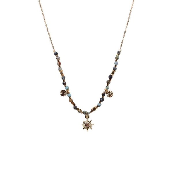 P&P Luxury Sun Necklace High End Fashion Unique Design Collar Chain Forwomen Jewelry