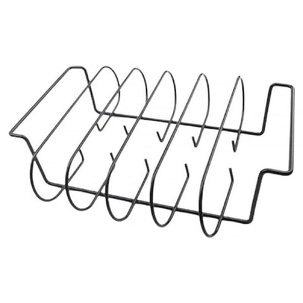 P&P Nonstick Metal Grill Stand Ns200 Large Silver Bbq Steak Rib Rack Kitchen Tool Us