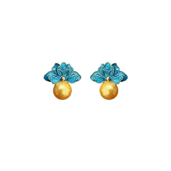P&P Retro Floral Stud Earrings Women Vintage Fashion Jewelry Cute Flower Earrings Au