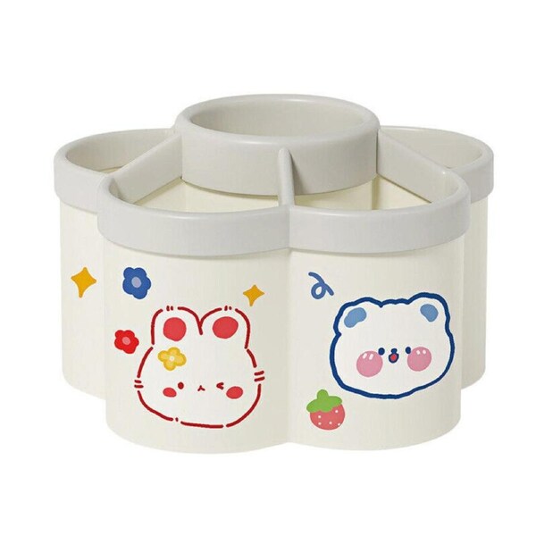 P&P Spinning Pen Holder Rotating Desktop Organizer Container For Office School Use