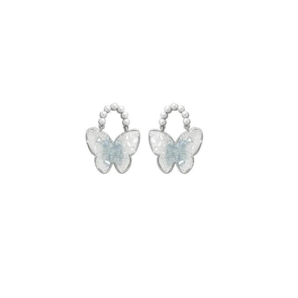 P&P Stylish Blue Butterfly Earrings Lightweight Studs Fashion Jewelry For Women Au
