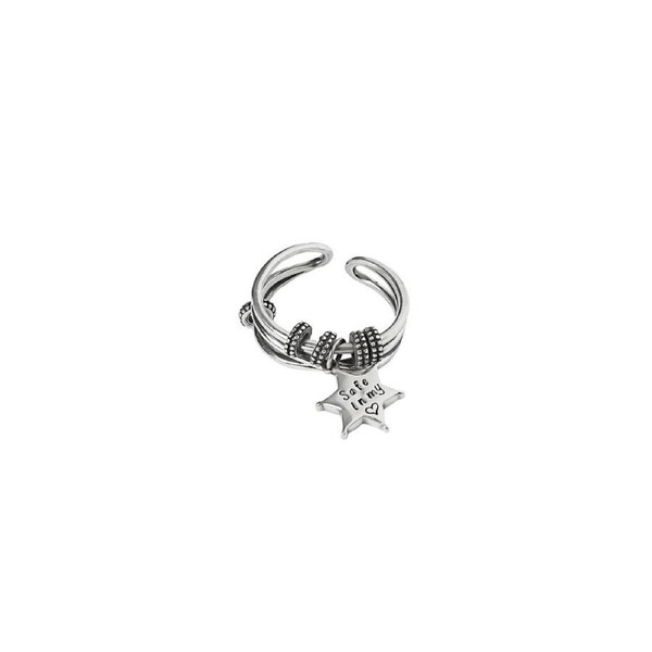 P&P Star Adjustable Ring Model Sar01 Onesize Gold Couple Chic Unisex Trend New Rings