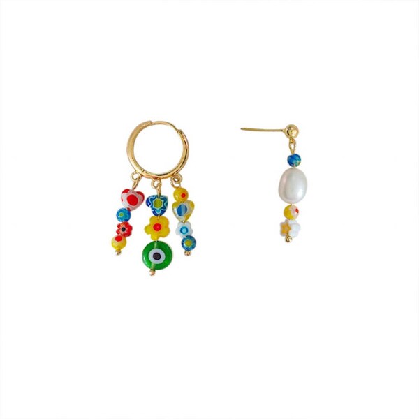 P&P Vintage Asymmetric Buckle Statement Earrings Fashion Jewelry For Women Gift Au