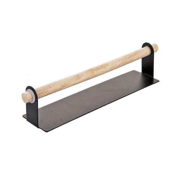 P&P Under Cabinet Kitchen Roll Holder Paper Toilet Towel Storage Rack Self Adhesive