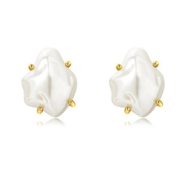 P&P Vintage Irregular Stud Earrings Retro Statement Jewelry For Women Fashion Gift