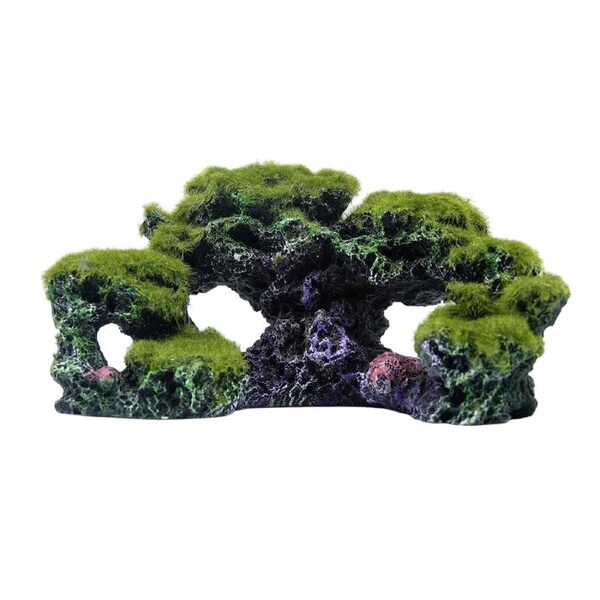 Aquarium Ornament Shelter House Stone Decor Fish Tank Decoration Landscape Cave