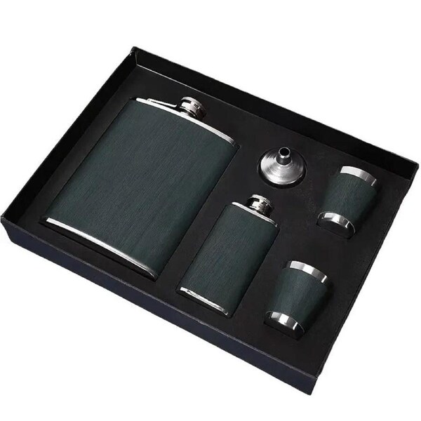 Stainless Steel Hip Flask Portable Wine Pot Flat Pocket Bottle Outdoor Travel