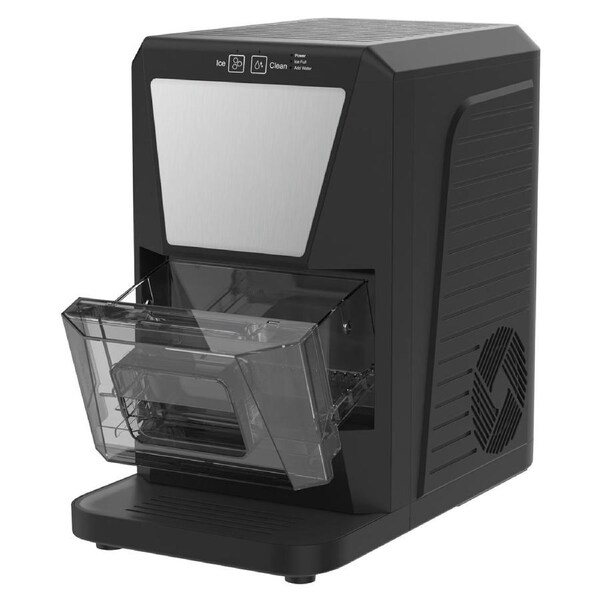 YOPOWER Sphere Ice Maker Machine, Clear Ice Machine with 50mm Round Ice Ball, 40 Balls/Day, Self-Cleaning, Ice Ball Maker for Whiskey & Cocktails