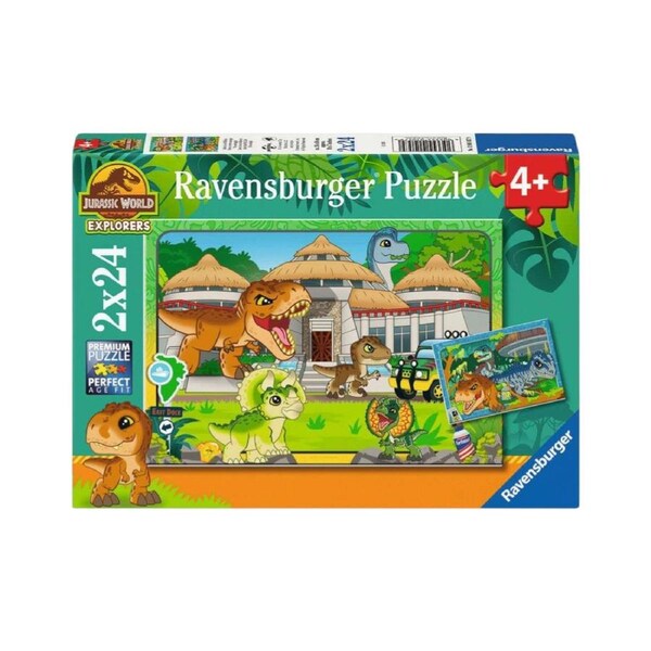 Ravensburger Jurassic World Explorers 2 x 24 Piece Jigsaw Puzzle