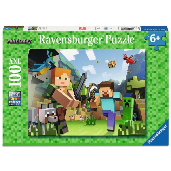 Ravensburger Minecraft XXL 100 Piece Jigsaw Puzzle