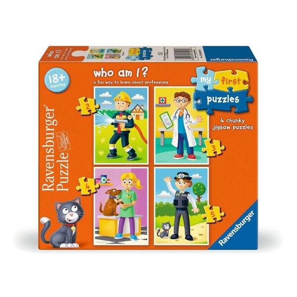 Ravensburger My First Puzzles Who Am I 2/3/4/5 Piece Jigsaw Puzzle