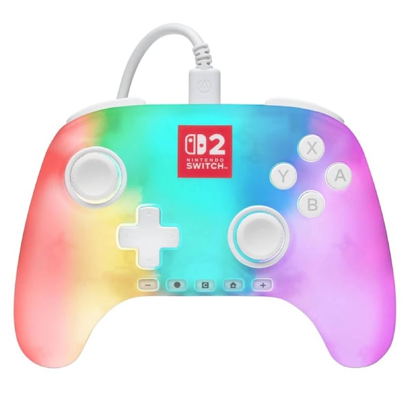 PowerA Advantage Lumectra Wired Controller for Nintendo Switch 2 (White)
