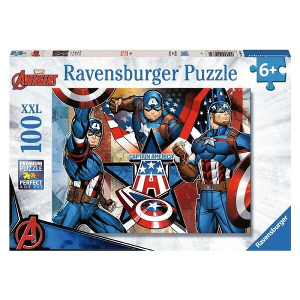 Ravensburger - Marvel The First Avenger Puzzle 100 Piece