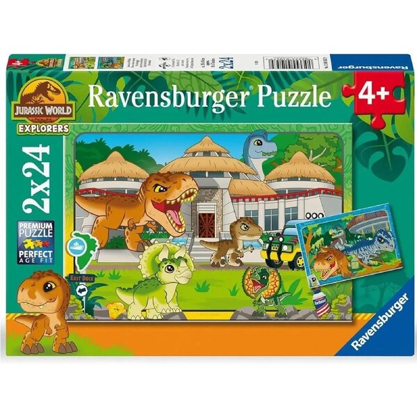 Ravensburger - Jurassic World Explorers Puzzle 2 x 24 Piece