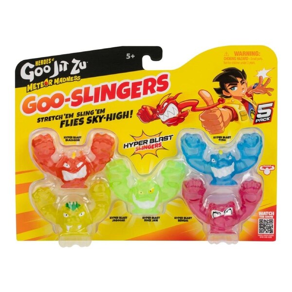 Heroes of Goo Jit Zu - Goo Slingers Hyper Blast 5 Pack