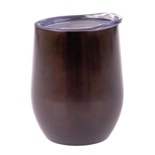 Oasis Stainless Steel Insulated Wine Tumbler Double Walled 330ml Smoke