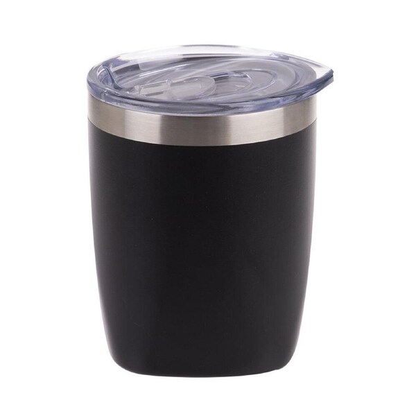 Oasis Stainless Steel Double Wall Insulated Old Fashion Tumbler 300ml Matte Onyx
