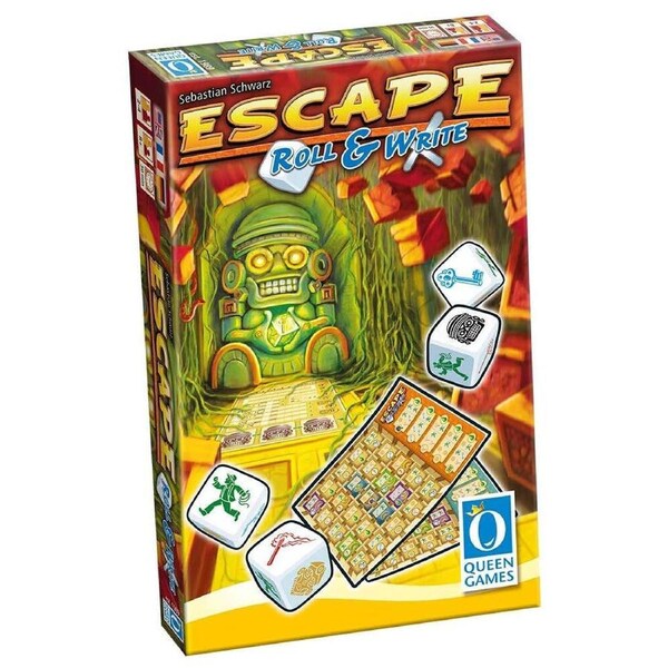 Huch! Escape Roll & Write Cooperative Map Exploration Dice Game Kids 8y+