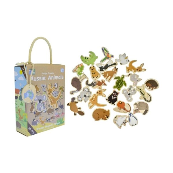 Koala Dream Fridge Friends Wooden Magnetic Australian Animals 25Pcs 2y+