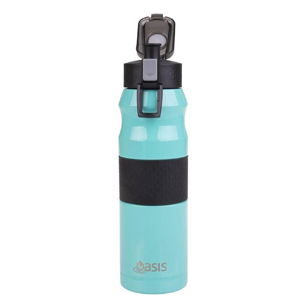 Oasis Stainless Steel Insulated Flip-Top Sports Bottle 600ml Spearmint