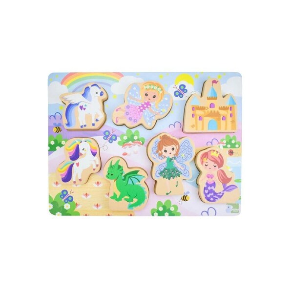 Koala Dream Wooden Chunky Puzzle Fantasy Fairytale 8pcs 12 Months+