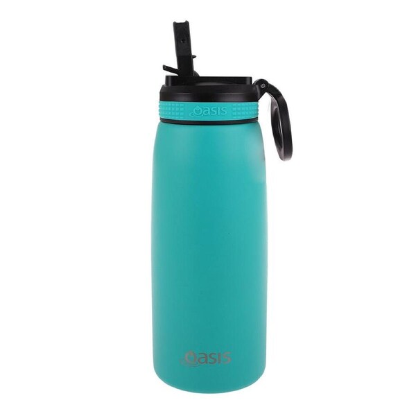 Oasis Stainless Steel Double Wall Sports Bottle w/ Sipper 780ml Turquoise