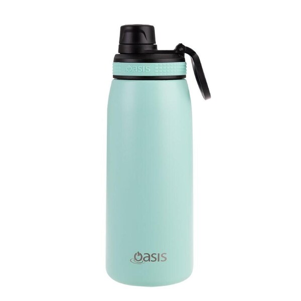 Oasis Stainless Steel Insulated Sports Bottle w/ Screw Cap 780ml Mint