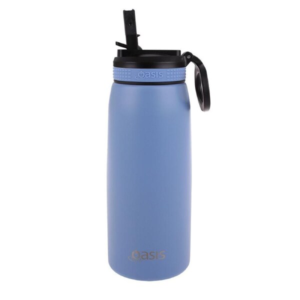Oasis Stainless Steel Double Wall Sports Bottle w/ Sipper 780ml Lilac