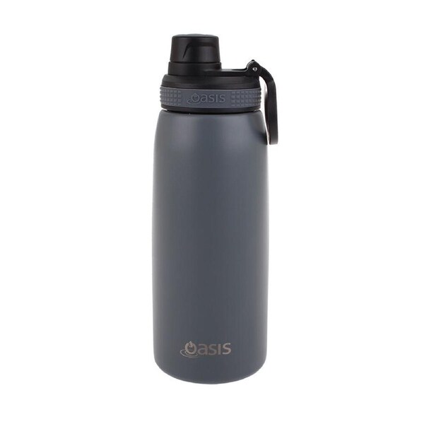 Oasis Stainless Steel Insulated Sports Bottle w/ Screw Cap 780ml -Steel