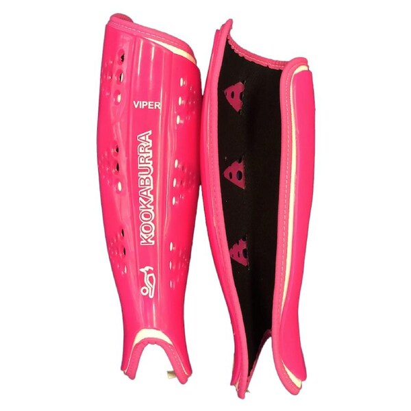 Kookaburra Viper Field Hockey Shinguards Protection Pair Pink Small