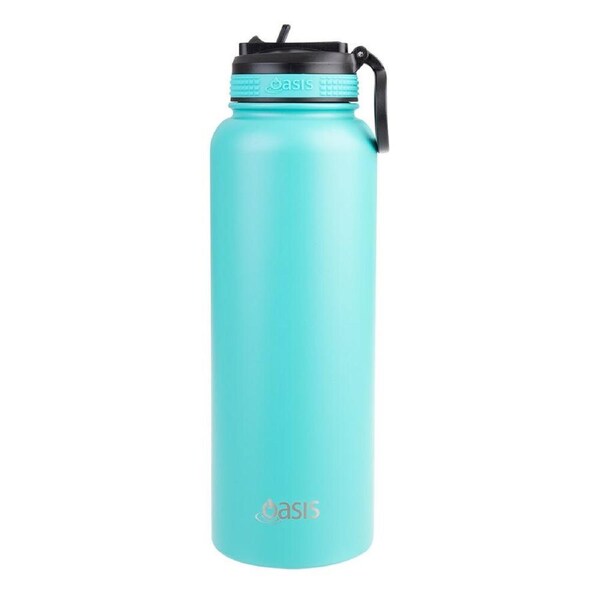 Oasis Stainless Steel Insulated Challenger Sports Bottle 1.1L Turquoise