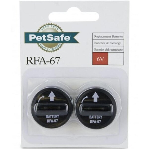 PetSafe RFA-67D-11 6 Volt Litium Replacement Battery 2 Pack