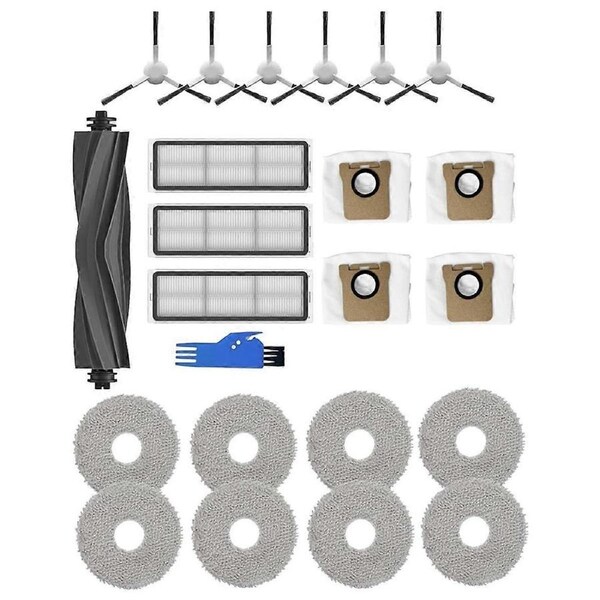For L10S Ultra, L10 Ultra Robot Vacuum Cleaner Main Side Brush HEPA Filters Dust Bags Mop Pads Spare Parts