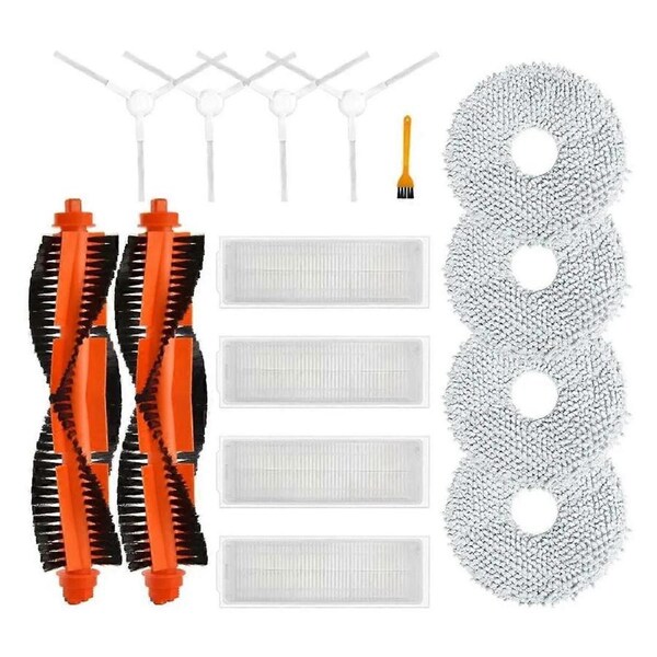 For Self-Cleaning Robot 2 C101 Robot Vacuum Cleaner Main Side Brush Hepa Filter Mop Cloths Rag Parts